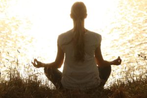 Woman in meditation